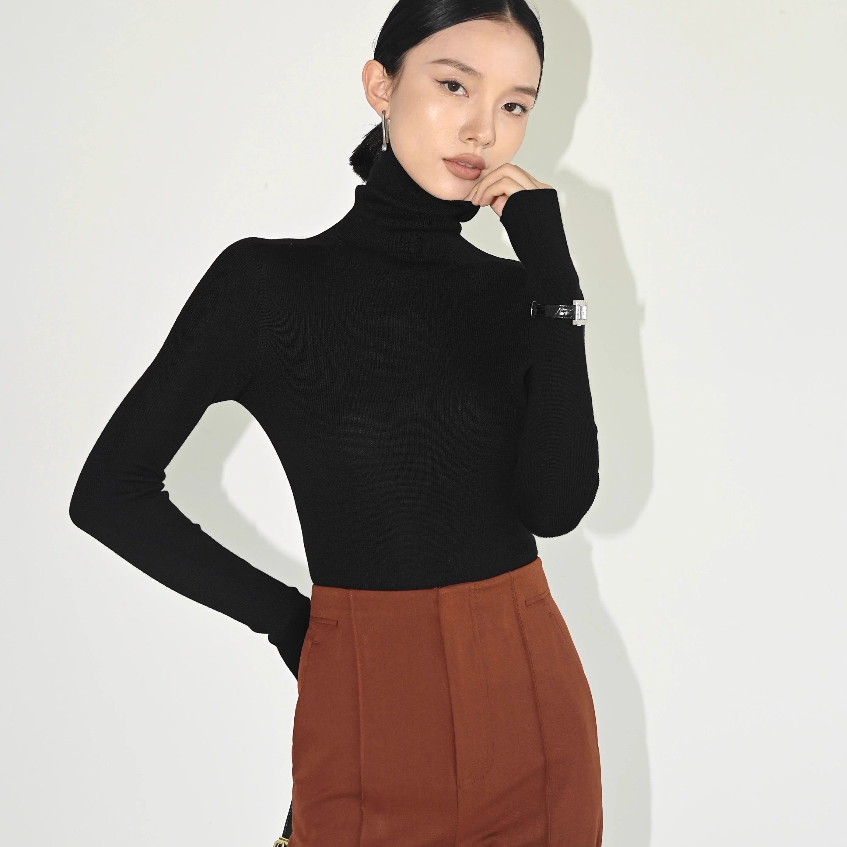 无缝一体不易起球100%美丽诺羊毛