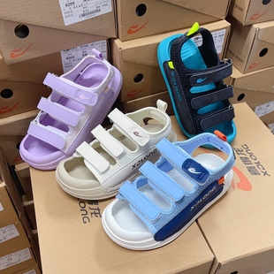 沙滩鞋 超轻休闲运动鞋 夏季 撤柜清仓喜得龙男女儿童包头凉鞋