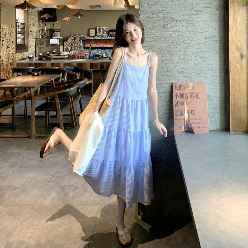 【现货】新品2D033-T518-P155-K228罩衫连衣裙两件套,女装套装/套裙,2D033