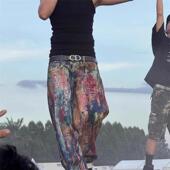 202524FW经典 长裤 1981裤 型错视印花彩油漆彩绘帆布牛仔裤