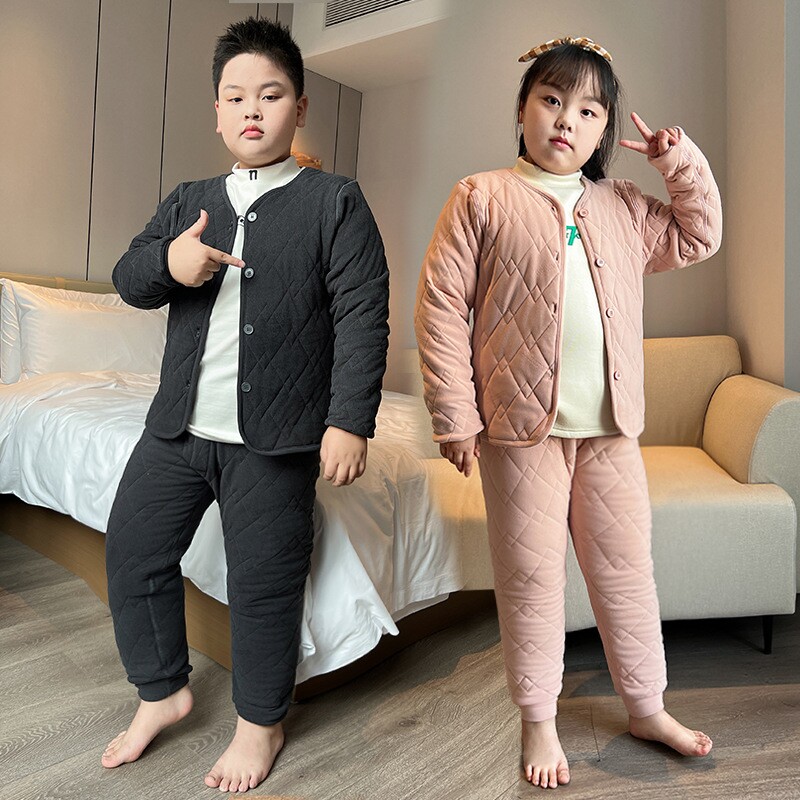 童装蚕丝棉保暖家居服
