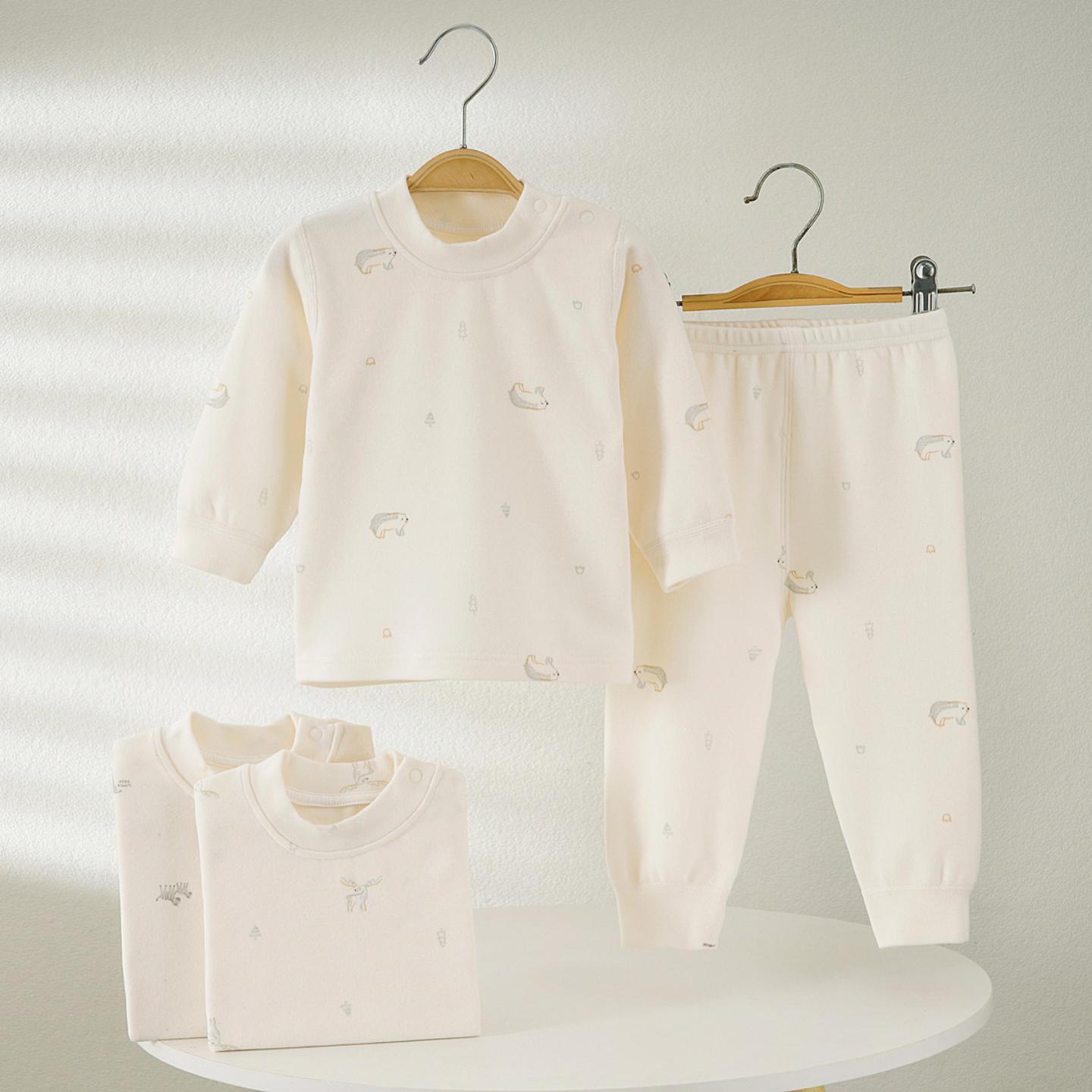 儿童秋冬印花秋衣秋裤73-120码