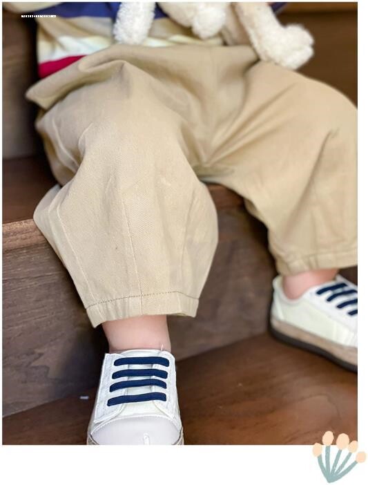 男宝宝春秋装套装2024新款婴幼儿春装男童卡通大屁屁裤0-3岁裤子