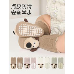 婴儿地板袜春秋一岁婴儿袜子防滑冷却室内幼儿卡通纯棉无骨无腿