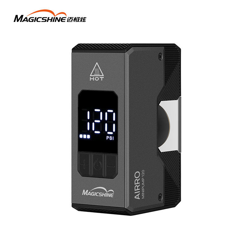 迈极炫电动打气筒山地公路车高压便携迷你充气泵胎压显示骑行装备