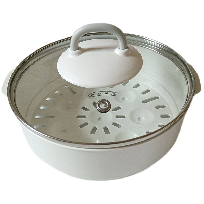 小熊电热锅配件电火锅盖子玻璃上盖drg-c18k2/c18l1/c18h1/c18c7