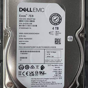 7.2K 3.5 SAS EMC ST4000NM017A 4TB 12G 118000921 005053645