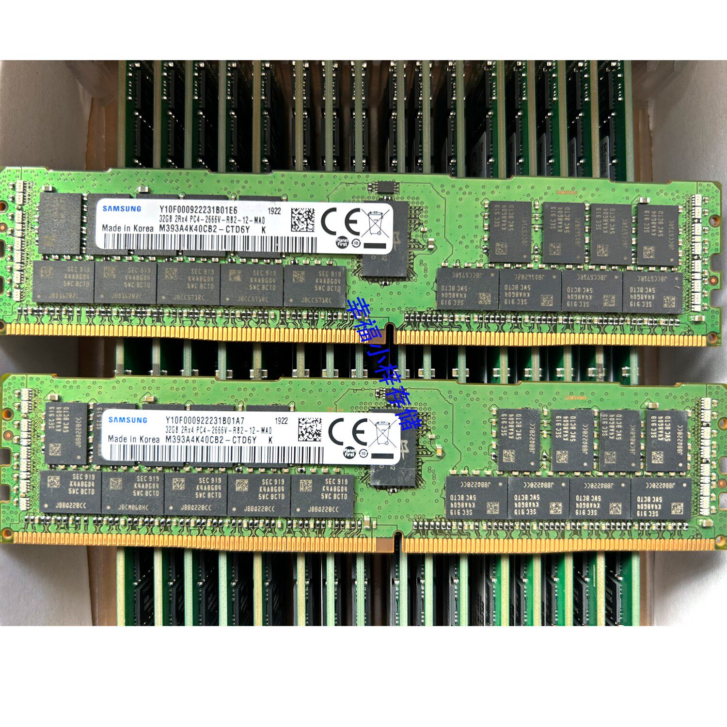 32G 2RX4 2666V DDR4 REG M393A4K40DB2-CTD 服务器内存