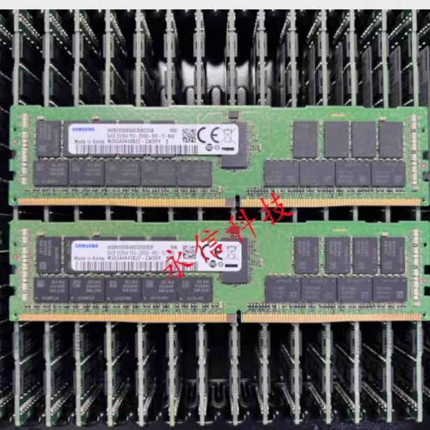 三星64G 2S2RX4 PC4-2666V-RDIMM ECC服务器内存M393A8K40B22-CWD