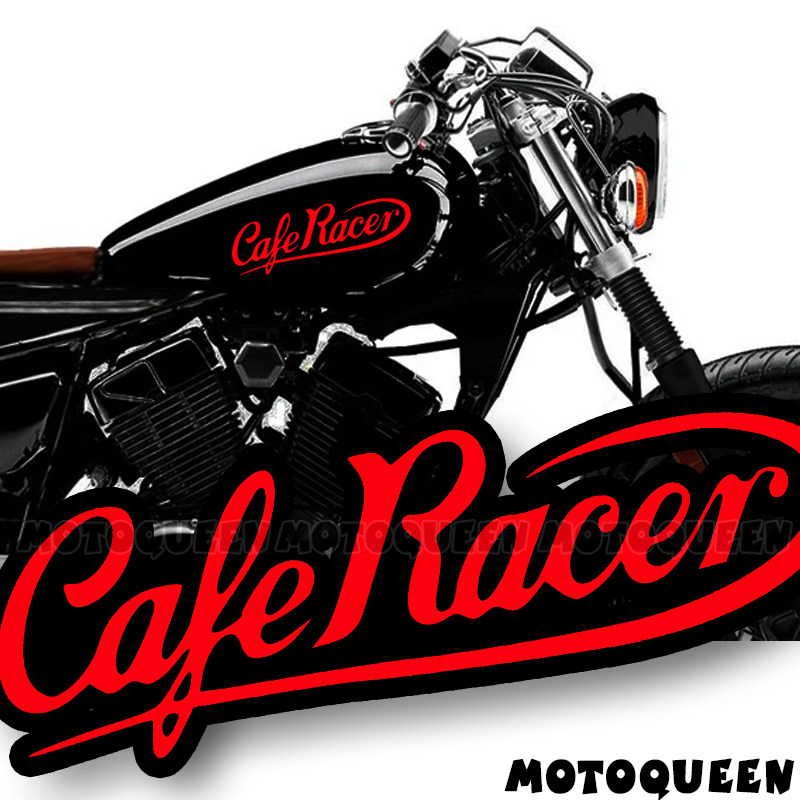 CafeRacer复古机车贴纸油箱贴花图片