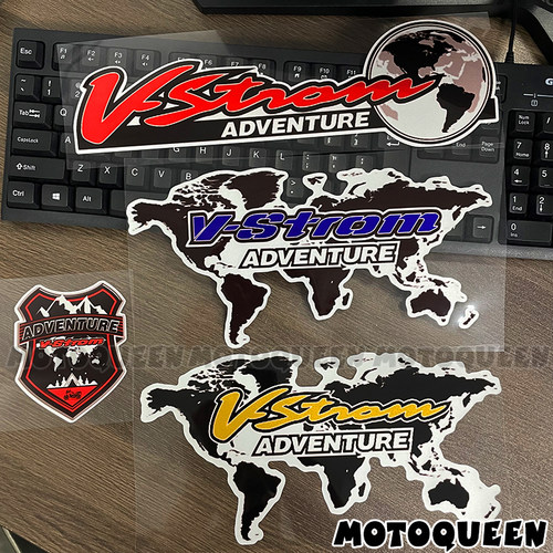 适用V-STROM铃木DL650 800 1050XT贴纸ADV车头行李油边箱装饰贴花