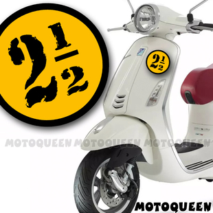 个性数字号码贴花电动踏板摩托车边盖油箱车头身前脸装饰反光贴纸
