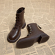 巨好看马丁靴子女厚底2025新款 高级感爆款 小踝靴粗跟瘦瘦短靴女