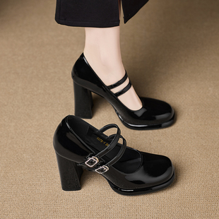 超高跟玛丽珍鞋子女2026新款春巨好看气质浅口绝美单鞋女不累脚