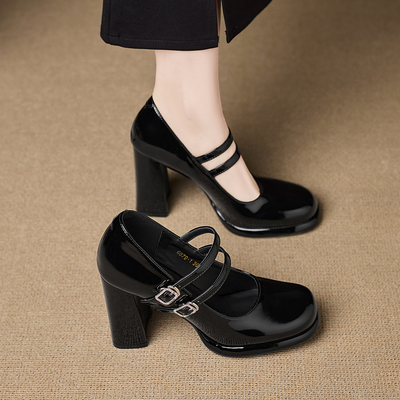爆款高跟鞋玛丽珍单鞋女不累脚