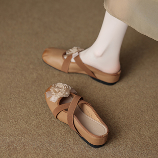 包头拖鞋女夏外穿2026新款巨好看绝美不累脚半拖增高一脚蹬懒人鞋