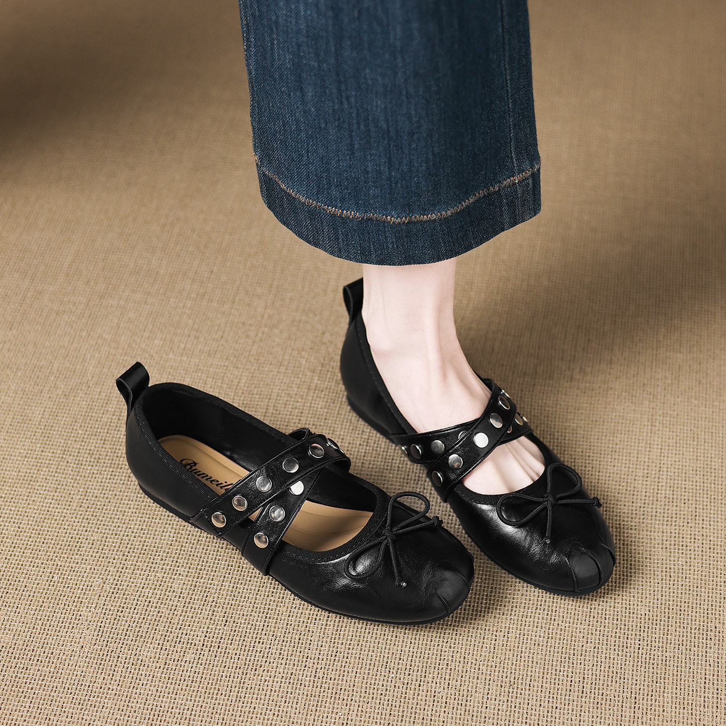 玛丽珍复古女鞋黑色2026春夏款绝美单鞋女浅口不累脚芭蕾舞平底鞋