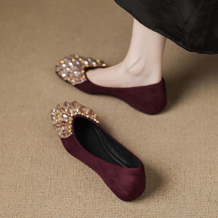 巨好看小单鞋2026秋新款爆款绝美单鞋女不累脚平底鞋高级感伴娘鞋