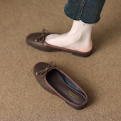 女夏外穿2026新款 夏天配裙子法式 半拖爆款 羊皮绝美包头拖鞋 凉拖鞋