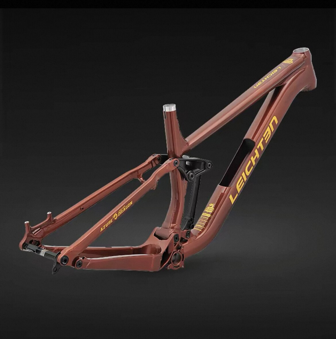 德国来登软尾山地车苍龙铝合金车架LEICHTEN速降越野车架