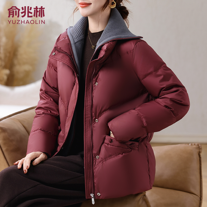 俞兆林中老年羽绒服妈妈装2025新款90绒短款妇女洋气冬季加厚外套,女装/女士精品,中老年女装,淘宝优惠券,粉丝福利购,淘宝优惠卷