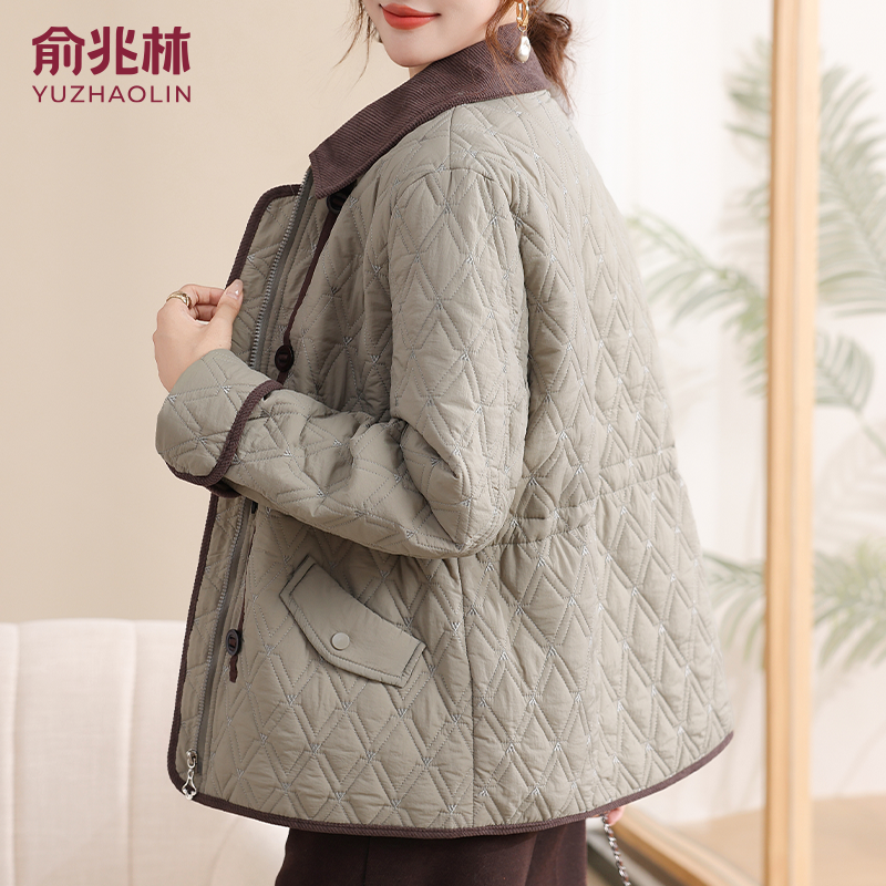 俞兆林中老年时尚洋气加厚加棉服