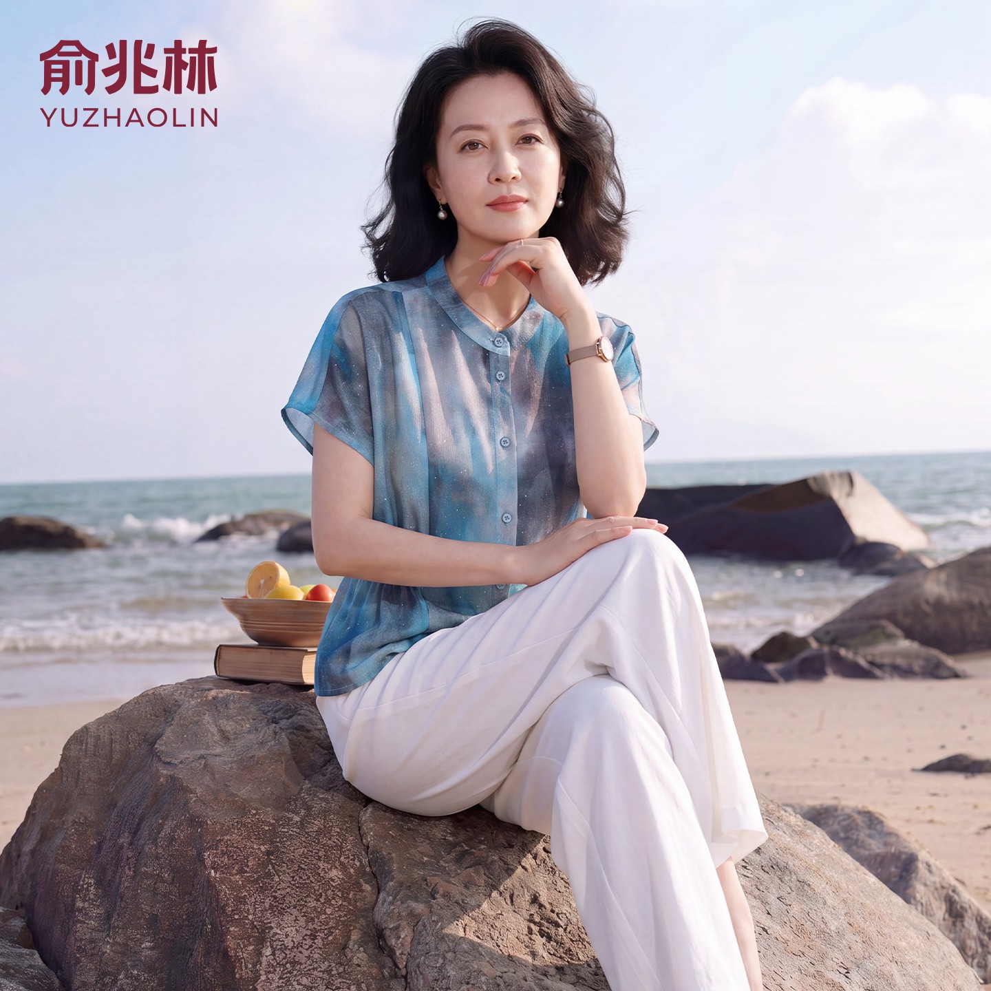 【俞兆林正品】透气中年国风衬衫图片