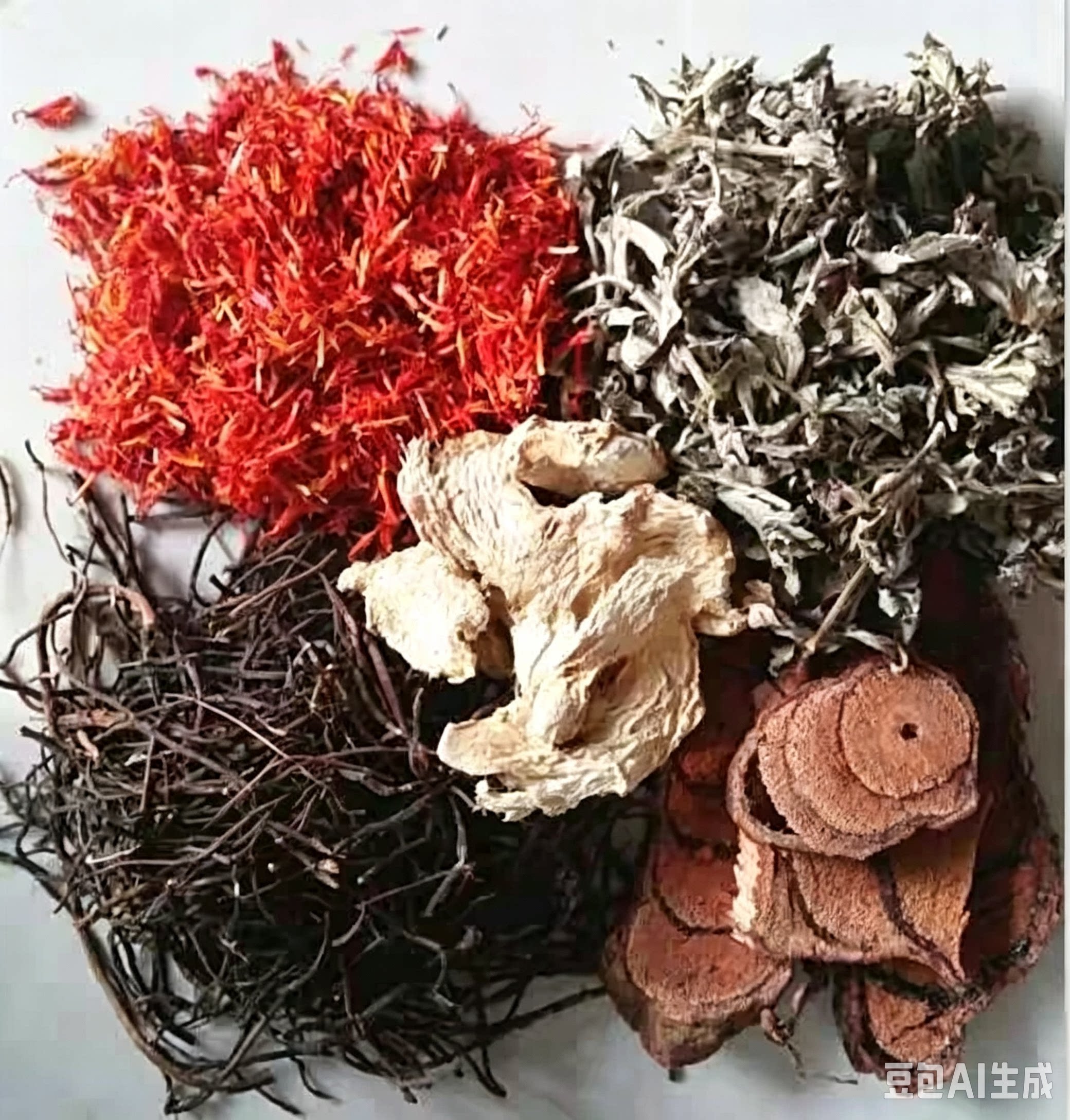红花艾叶威灵仙鸡血藤干姜泡脚药包足浴包30袋 包邮