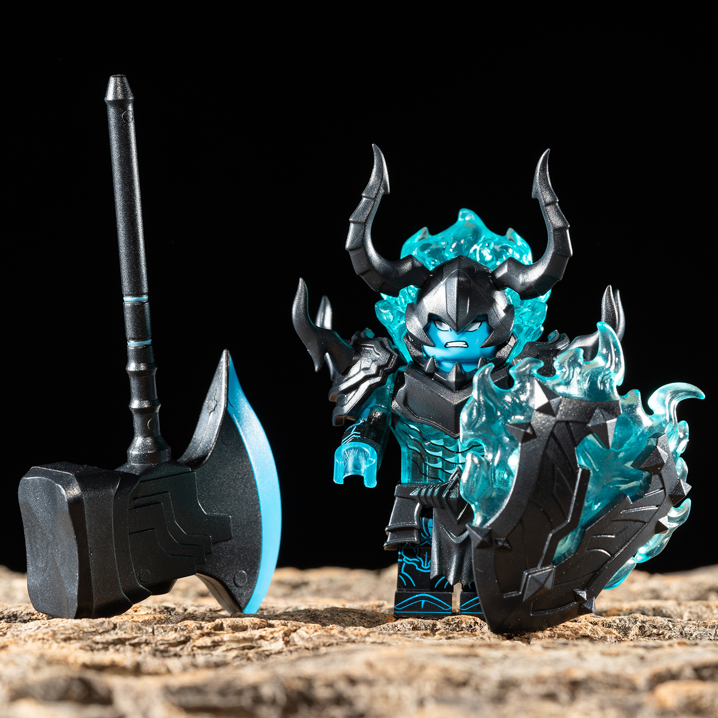 漫画周边我独自升级程肖宇暗影军团第三方拼装积木人仔玩具WM6221