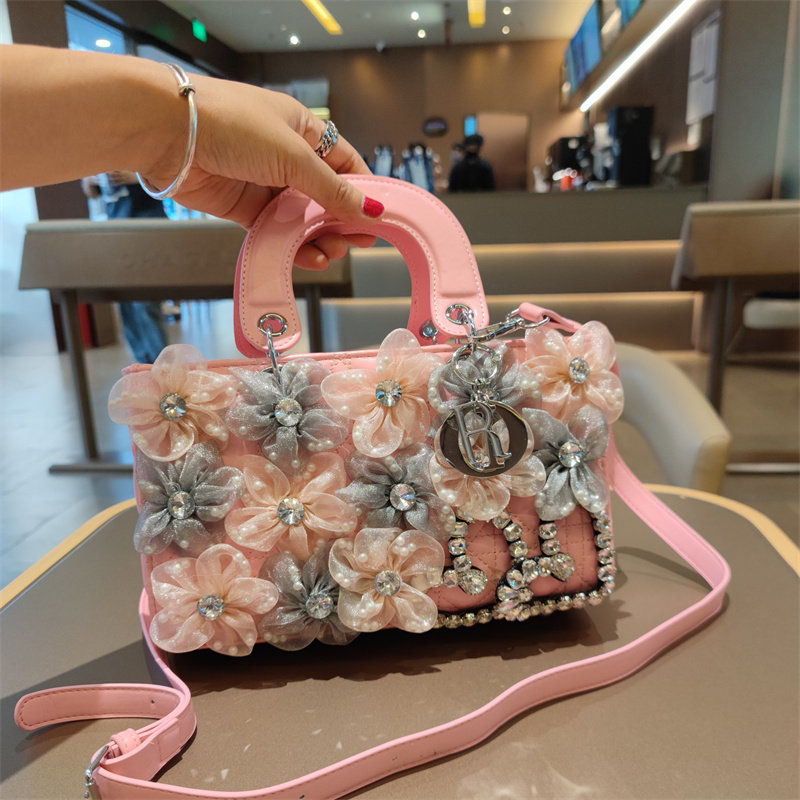 洋气仙女流苏花朵包气质优雅女包