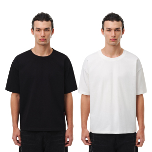 UnDeR20 T恤 黑白微弹基础打底透气亲肤微弹吸湿排汗短袖