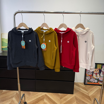 25冬季新款连帽高弹儿童开衫打底衫长袖男童女童内搭卫衣25158