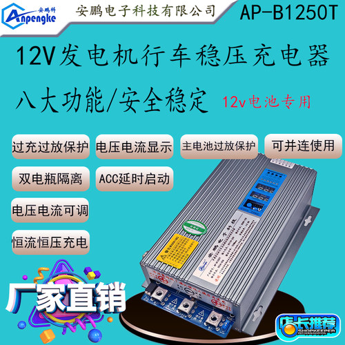 安鹏科AP-B1250T充电器行车充