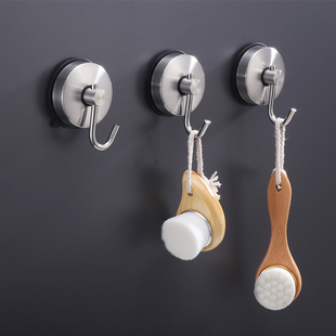 热销厨房强力黏胶挂钩浴室化妆室玻璃吸壁式免打孔无痕真空吸盘轻