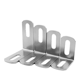 304不锈钢长孔角码 90度直角固定角铁接件片L型码