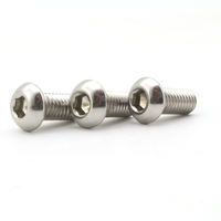 304 stainless steel disk head machine stud, round head screw, semi-round head, round cup, hexagon socket bolt M3, M4, M5, M6, M8 thumbnail 3
