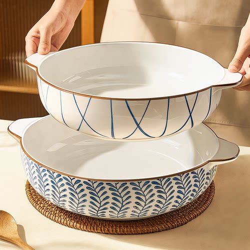 双耳汤碗酸菜鱼大盆碗家用12英寸