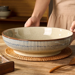 酸菜鱼大盆碗家用2025新款 汤碗水煮鱼专用汤盆12寸特大号陶瓷大碗