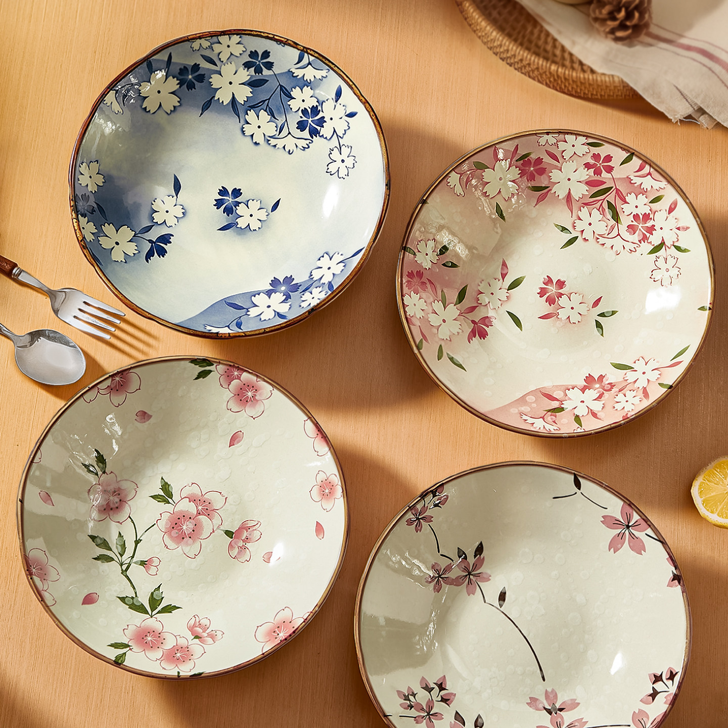 日式盘子菜盘家用2026新款碗碟餐具高级感陶瓷好看独特漂亮菜碟子,餐饮具,盘,淘宝优惠券,粉丝福利购,淘宝优惠卷