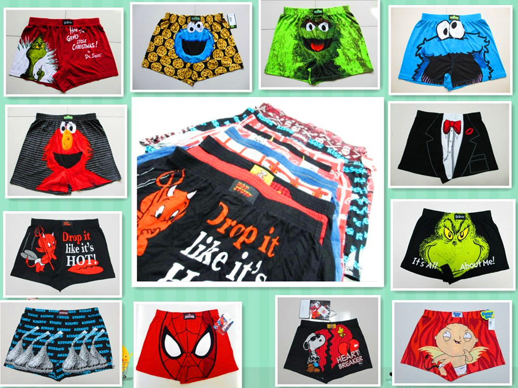 阿罗裤男士内裤卡通孖特大码宽松