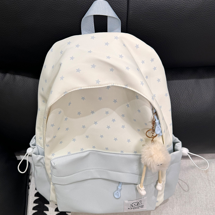 高颜值小清新大容量双肩包学生书包高中初中女生百搭轻便旅行背包