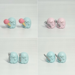 现货散货角落生物小公仔摆件奶油胶diy配件素材材料 角落小崽