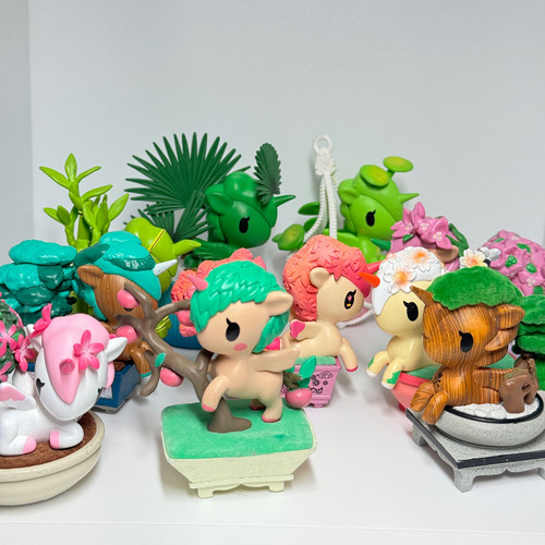 正版散货美版稀有盆景独角兽tokidoki独角兽盲盒盆景系列小马正版