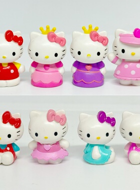 holle kitty摆件散货装凯蒂猫玩具kiti猫公仔哈喽kt玩偶小号礼物