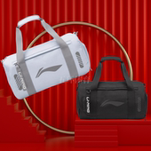 李宁乒乓球运动包国乒孙颖莎同款 大容量收纳单肩训练球拍桶包