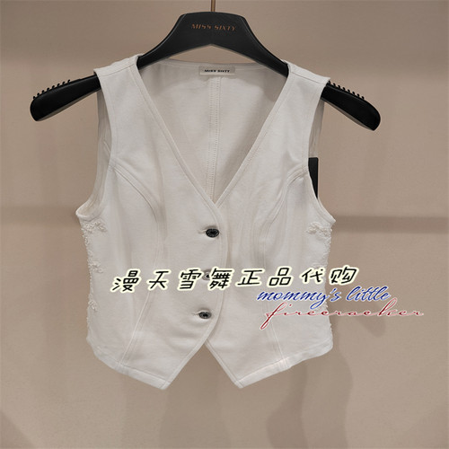 misssixty牛仔马甲6M2WJ1920A