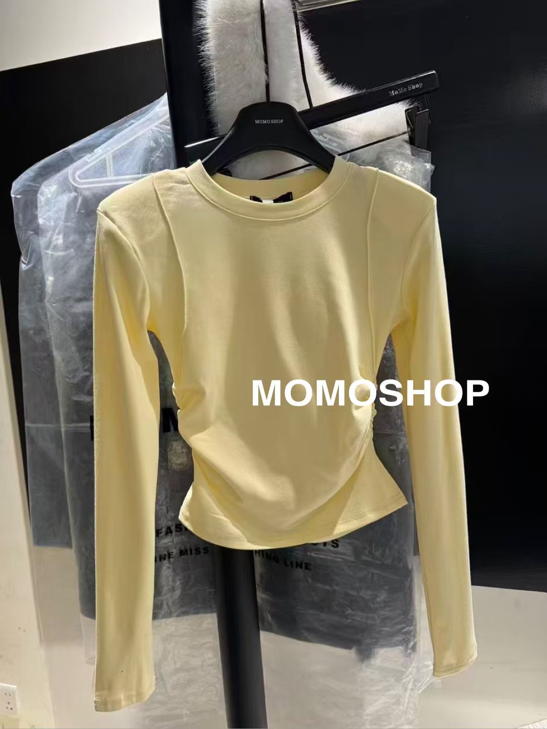 韩版秋冬新款2025辣妹加绒圆领简约百搭显瘦T恤上衣打底衫女