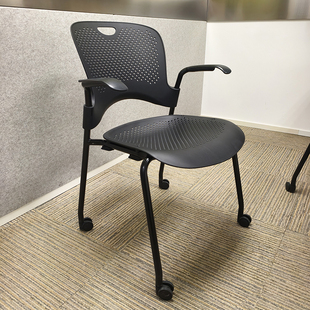 HermanMiller赫曼米勒Caper会议椅洽谈椅办公电脑椅带轮四角椅子