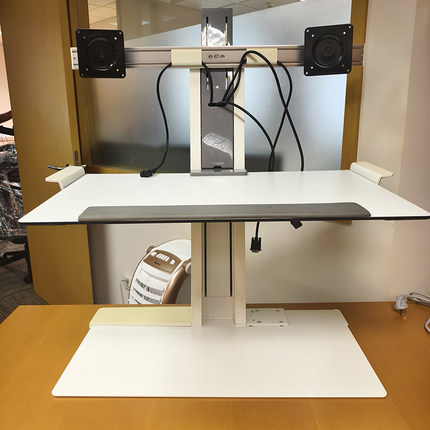 Humanscale双屏显示器支架双屏升降台工作站升降桌站立式升降桌