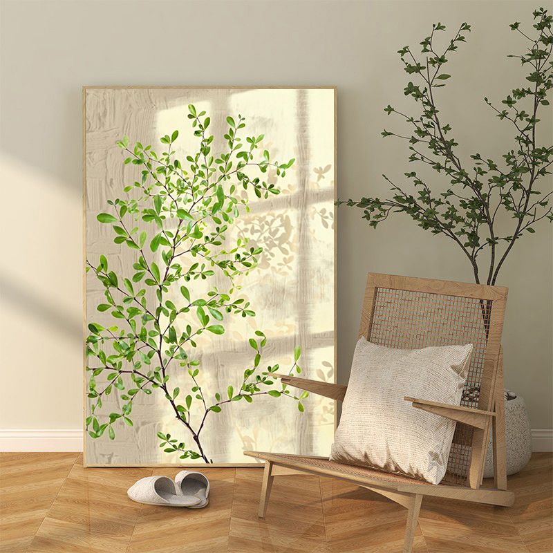 小清新奶油风客厅装饰画现代简约